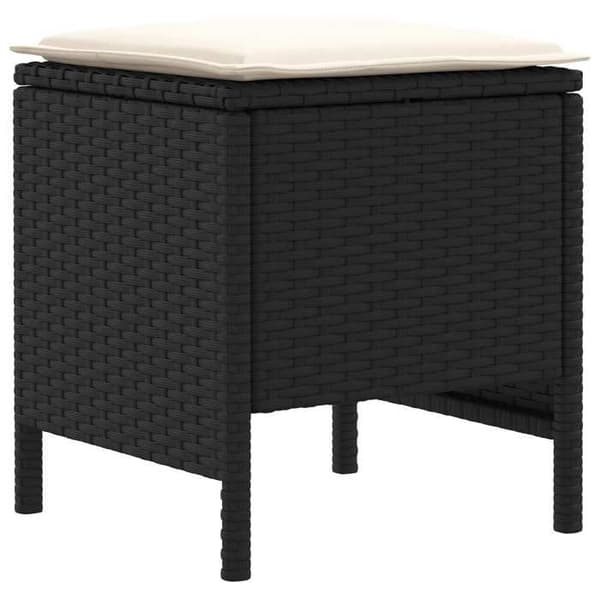Maison Exclusive - 2 st Pouf av PE Rotsvart och Kräm