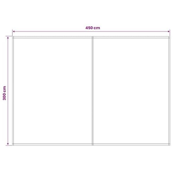 Maison Exclusive - Ersättningsduk för markis Creme 450 × 300 cm Polyester