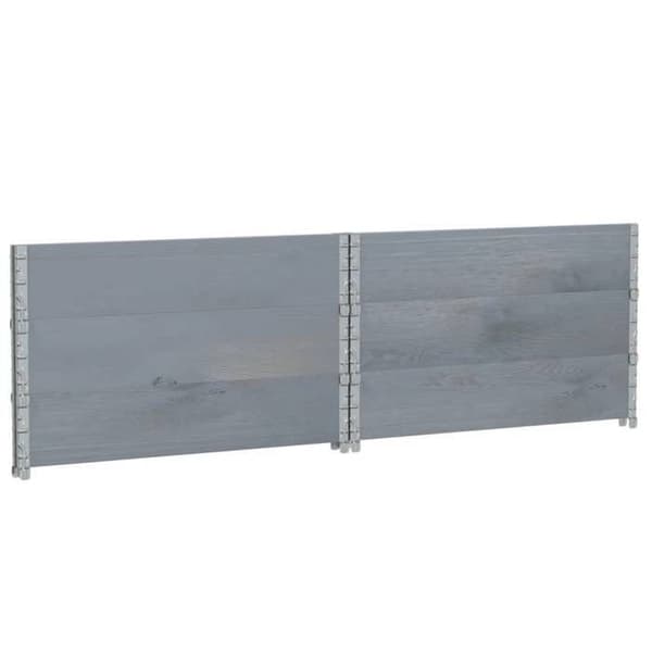 Jardinière - MAISON EXCLUSIVE - Pino - Harmaa - 100x100 cm Grå