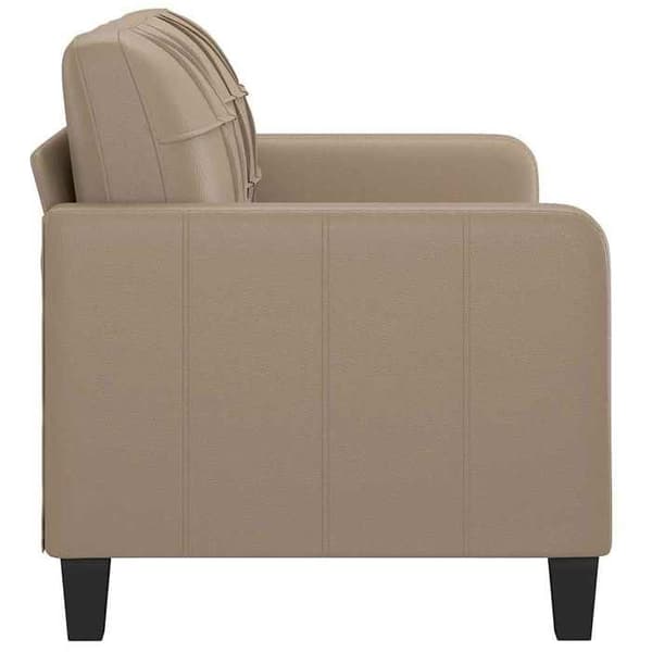 Maison Exclusive - 2-personers sofa Cappuccino 140 cm Kunstlæder