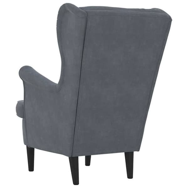 Maison Exclusive - Tummanharmaa samettituoli