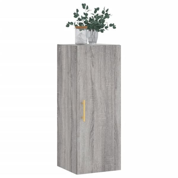 Maison Exclusive - Väggskåp sonoma grå 34,5x34x90 cm