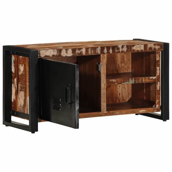 Maison Exclusive - TV-møbel 80x30x40 cm massiv genbrugstræ Ej specificerat