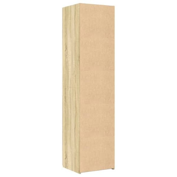 Maison Exclusive - Buffé hög ek sonoma 50x42,5x185 cm ingenjörsträ