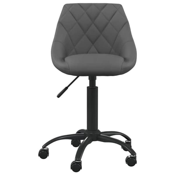 Maison Exclusive - Kontorstol Mørkegrå Velour