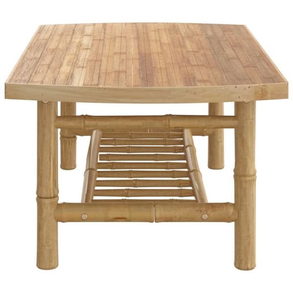 Maison Exclusive - Puutarhapöytä 90x55x37 cm bambu