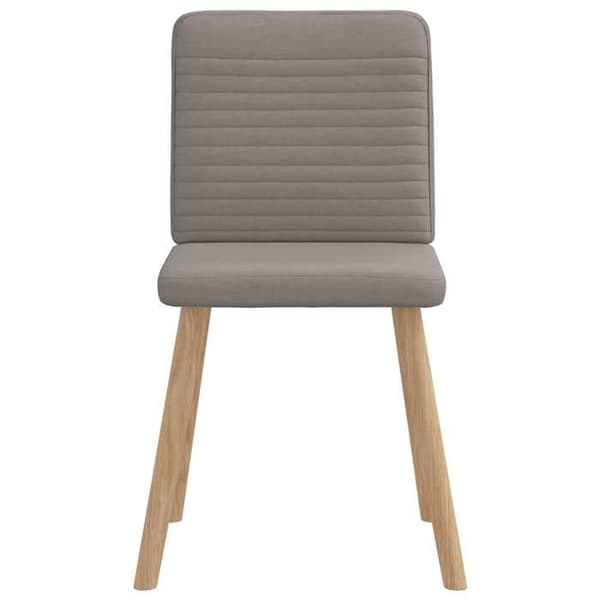 Maison Exclusive - Matstolar set om 4 taupe tyg