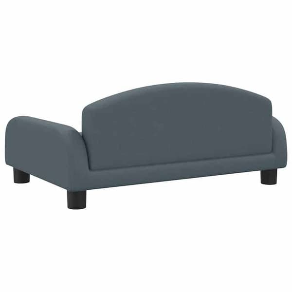 Maison Exclusive - Mörkgrå hundsäng 70x45x30 cm tyg Mörkgrå