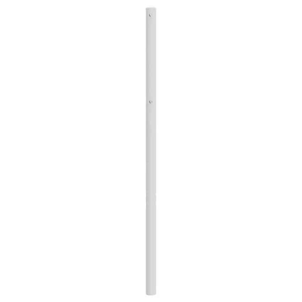 Hovedgærde - EKSKLUSIV HUS - Runde rør - Malet epoxy stål - 200 cm - Hvid Vit