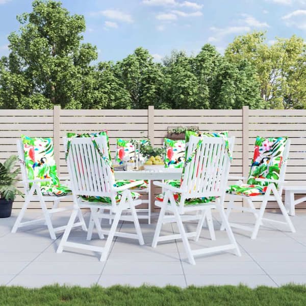 Maison Exclusive - Højryggede stolpuder sæt af 6 multicolor