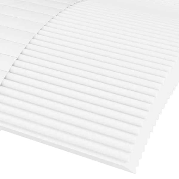 Maison Exclusive - Vit skummadrass 90x210 cm hårdhet H2 H3