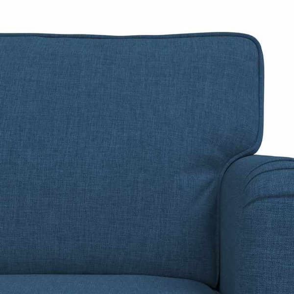 Maison Exclusive - 2-delars soffgrupp i blått tyg