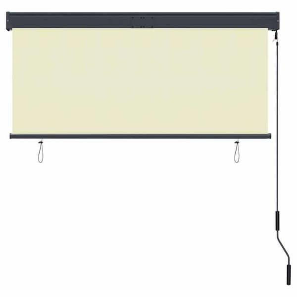 Maison Exclusive - Ulkokäyttöön tarkoitettu rullakauppa 140 x 250 cm Kermansävy Grädde