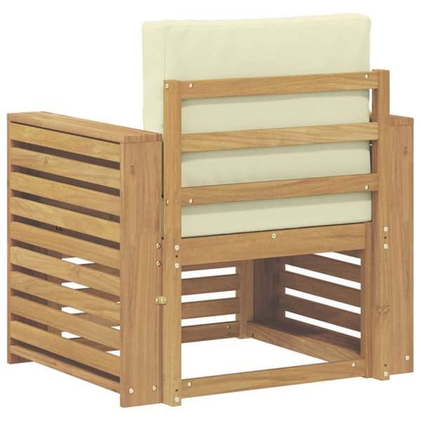 Maison Exclusive - Utomhussoffgrupp i vit polyester
