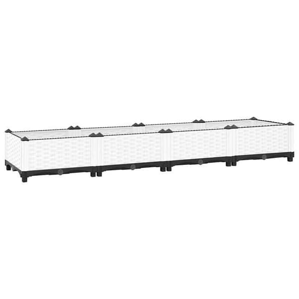 Maison Exclusive - Hög säng 160x40x23 cm Polypropylen Vit