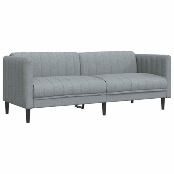 Maison Exclusive - Sæt af 2 sofaer lys grå stof