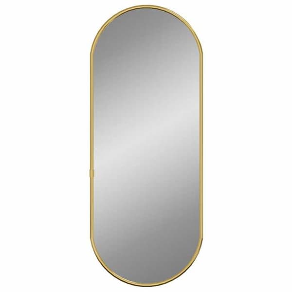 Maison Exclusive - Guld vægspejl 60x25 cm Oval gyllene