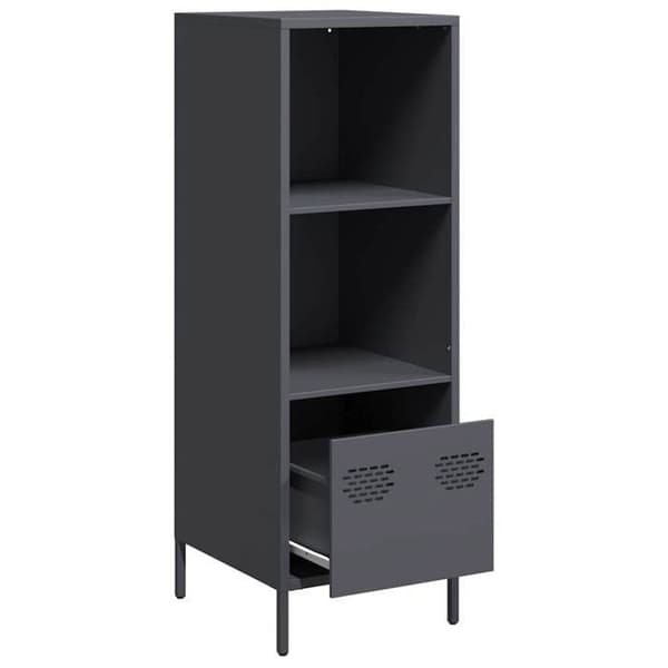 Maison Exclusive - Buffé hög antracit 35x39x103,5 cm stål