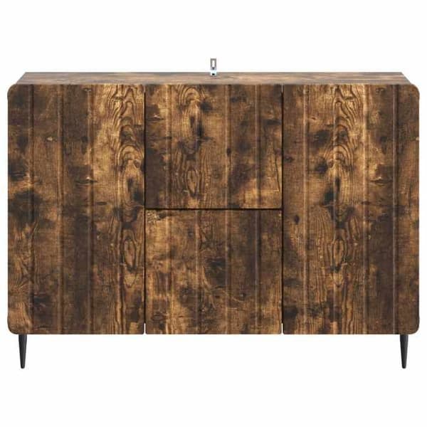 Maison Exclusive - Buffet Røget Eg 89 x 34,5 x 62 cm Ingeniørtræ