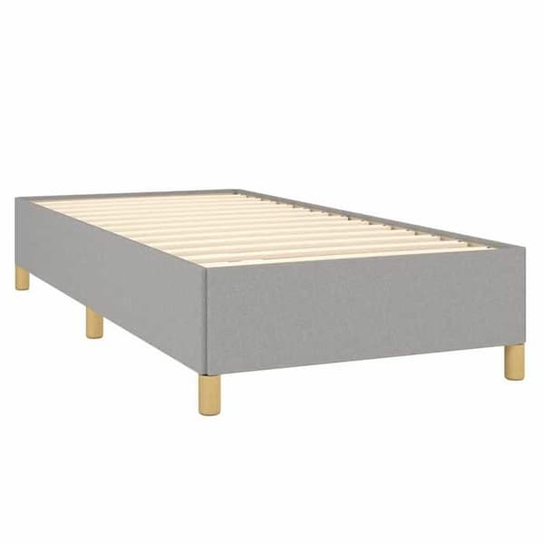 Maison Exclusive - Sengebund uden madras lys grå 90x190 cm stof