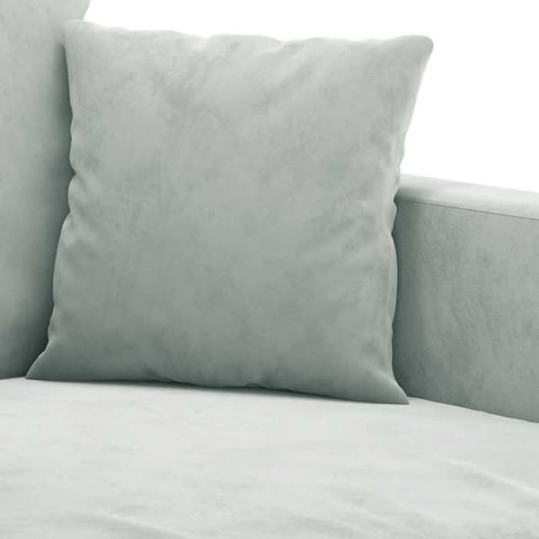 Maison Exclusive - Soffa 2-sits Grå 120 cm Sammet Ljusgrått