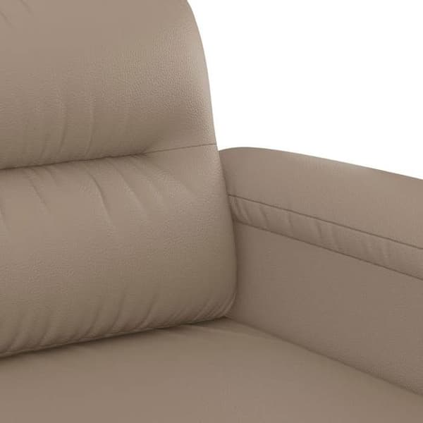Maison Exclusive - Sæt af 3 sofaer med puder Cappuccino Simil læder