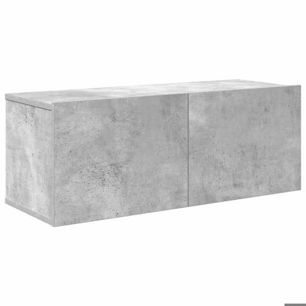 Maison Exclusive - 7 dele TV-møbel sæt Grå beton Ingeniørtræ Betonggrå