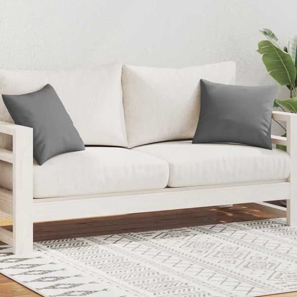Maison Exclusive - Utomhus kuddar set om 2 45 x 45 cm Grå Grå