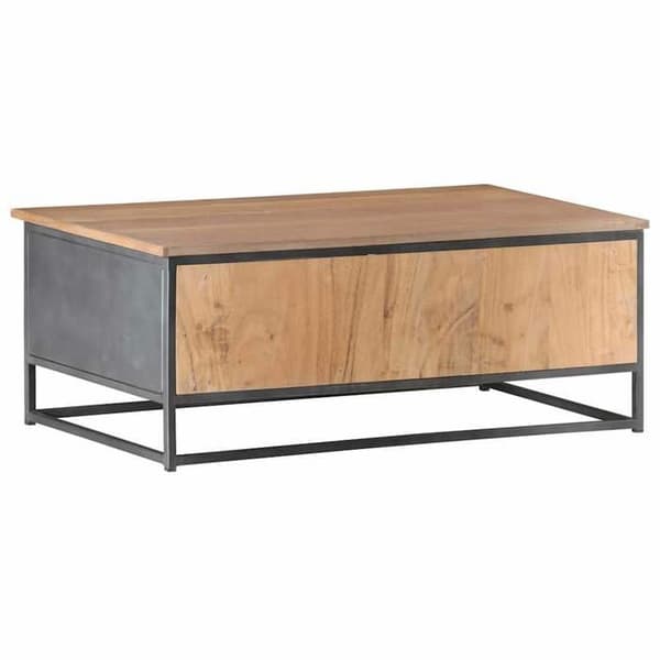 Maison Exclusive - Sofabord Grå 90x50x35 cm Massivt akacietræ Grå