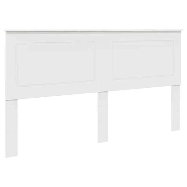 Maison Exclusive - Vit sänggavel 100 cm Ingenjörsträ