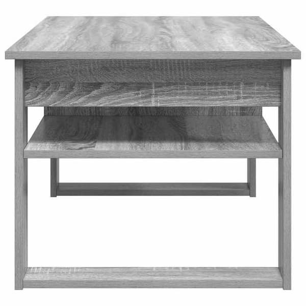 Bord - EKSKLUSIV HUS - 96 x 54 x 44 cm - Sonoma Grå - Ingeniørtræ - Rektangulær Gris Sonoma