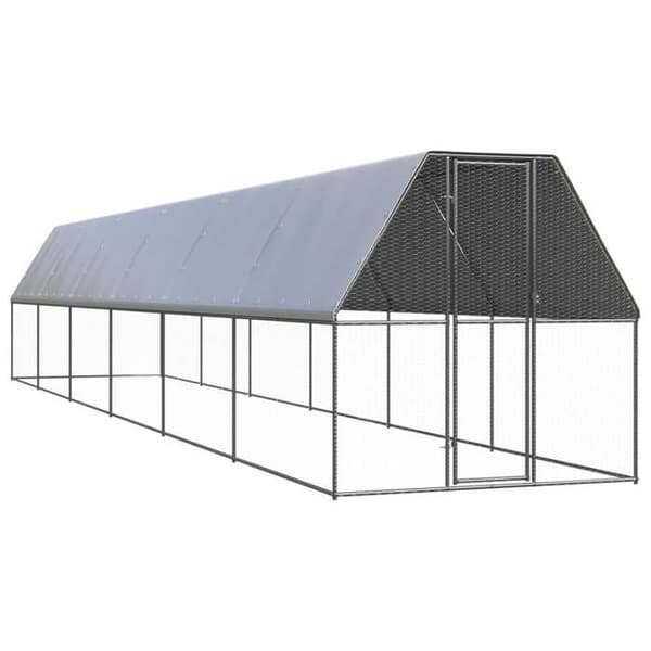 Maison Exclusive - Ulkokanala 2x12x2 m Galvanoitu teräs