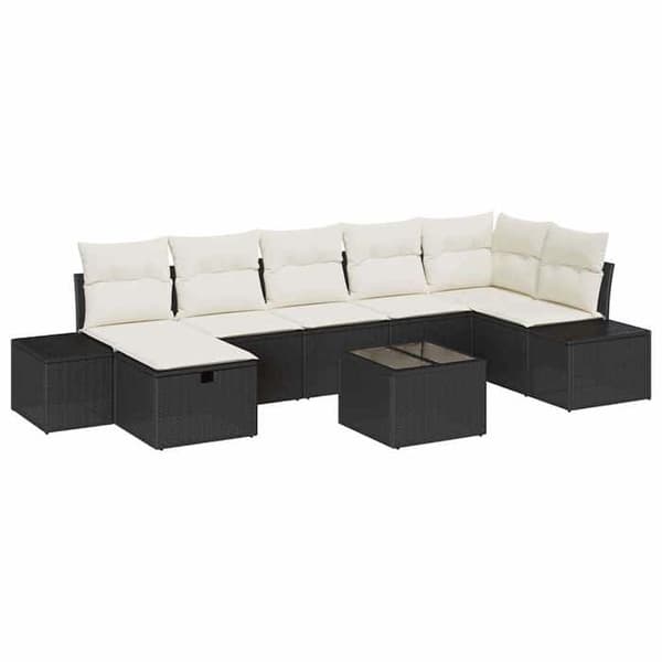 Maison Exclusive - 8-delars soffgrupp i polyrotin