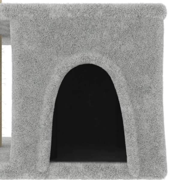 Maison Exclusive - Kattekradse med lys grå sisal 48 cm ljusgrått