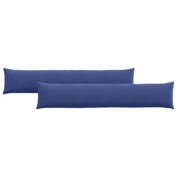Soffkuddar - EXKLUSIV HEM - 200 x 40 cm - Blå polis - Kordflod - Polyesterfyllning Blå polis
