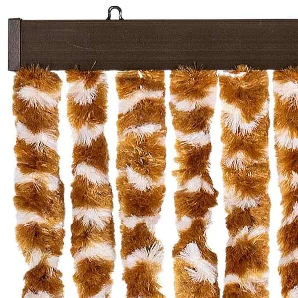 Maison Exclusive - Okra ja valkoinen hyttysverkko 56x185 cm Chenille