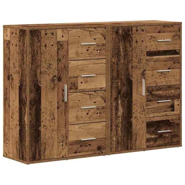 Buffet - EKSKLUSIVT HUS - 60 x 31 x 84 cm - Ingeniørtræ - Moderne - Ridsefast