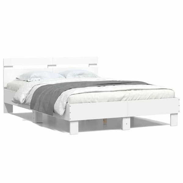 Maison Exclusive - Sengestel uden madras hvid 120x200 cm