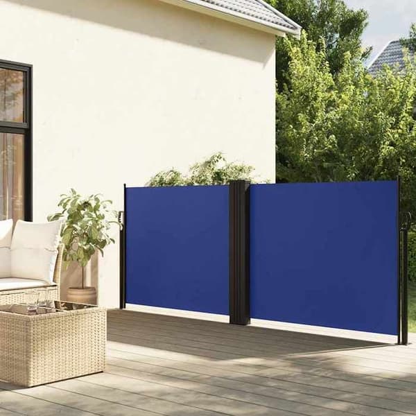 Maison Exclusive - Blå sidemarkise 100x1000 cm