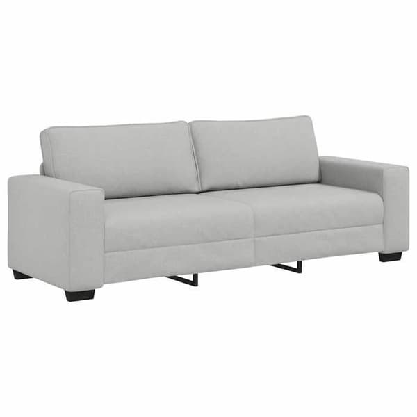 Maison Exclusive - Sofa 3 pladser Grå sky 220x77x82 cm stof