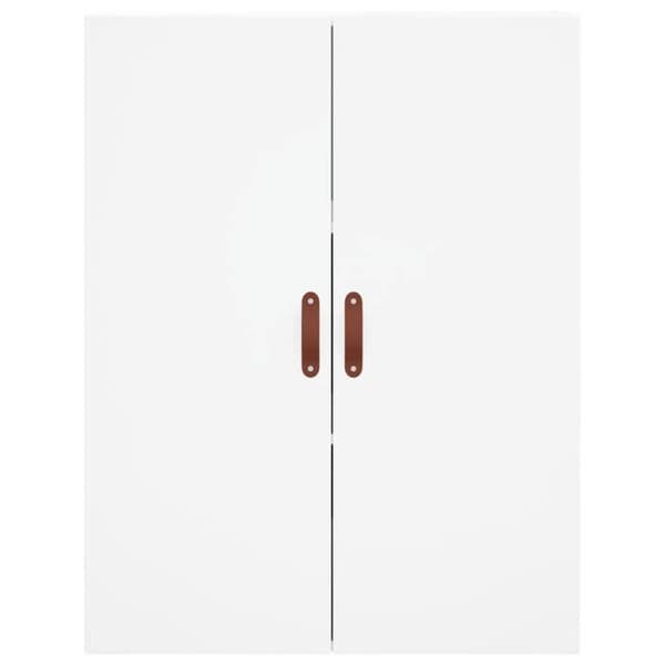 Maison Exclusive - Buffé hög Vit 69,5x34x180 cm Ingenjörsträ Vit
