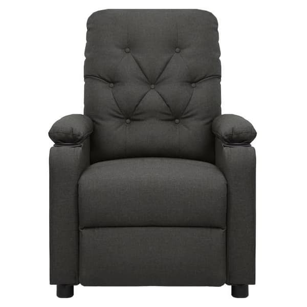 Maison Exclusive - Mörkgrå massagefåtölj i tyg