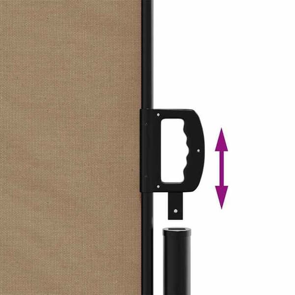 Maison Exclusive - Retractable sidotak taupe 200x300 cm Mol