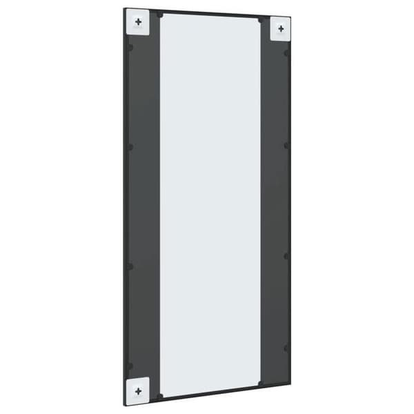 Maison Exclusive - Sort vægspejl 50x100 cm rektangulær jern Svart
