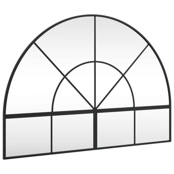 Maison Exclusive - Sort vægspejl 100x70 cm jernbue Svart