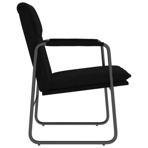Maison Exclusive - Musta lepotuoli 55x64x80 cm Kangas