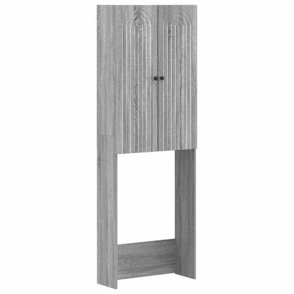 Maison Exclusive - Toilettskabe ALKMAAR Sonoma grå 66 x 25,5 x 190 cm