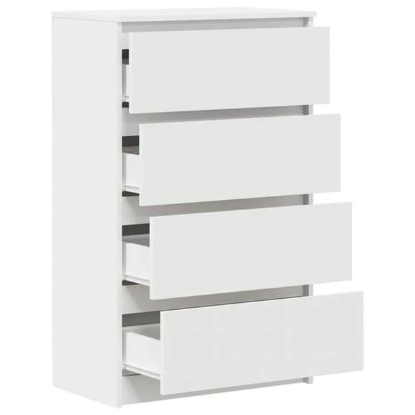 Maison Exclusive - Buffet Hvid 60x35x98,5 cm Ingeniørtræ