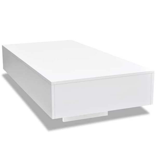 Maison Exclusive - Hvid blank sofabord Matt vit