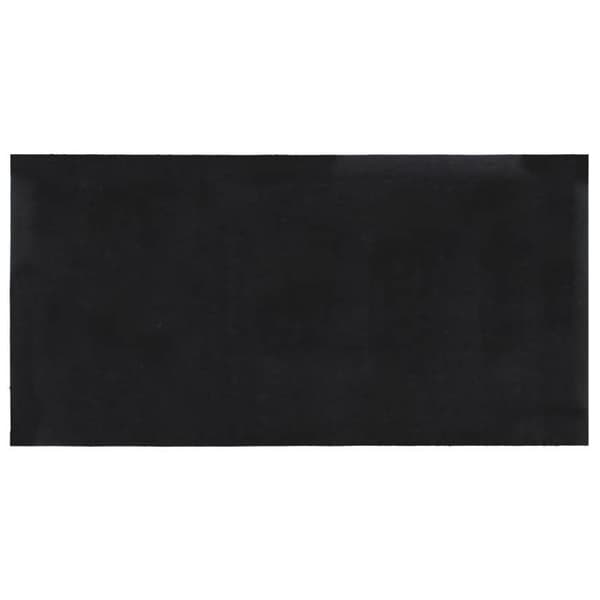 Maison Exclusive - Mörkgrå dörrmatta 100x200 cm tuftad kokosfiber mörkgrå